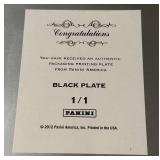 1 of 1  2011 Panini Limited Authentic Packaging Printing Black Plate