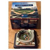 Target Field 2010 Innaugural Field Statue Pepsi Stadium Giveaway Minnesota Twins (scoreboard broken off)