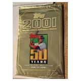 2001 Topps Baseball Series #1 50th Anniversary Oversized Card Pack
