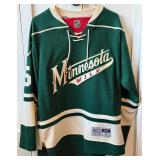 Minnesota Wild Reebok Size Medium Hockey Jersey Size 52 Custom "MN TRAVELER" #15