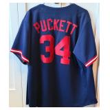 Kirby Puckett Minnesota Twins Size Large MLB Majestic Jersey