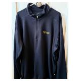 Gustavus University Hockey Size XL 1/4 Zip Fleeze Jacket / Sweater