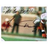 (2) Fred Taylor Signed 8x10" Football Photos