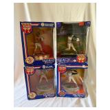 4 Stadium Stars Starting Lineup Baseball Figures -  (2) Clark, A-Rod, Jackson