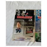 (3) Headliner Sports Figures - Barry Sanders, Brett Favre, Patrick Roy