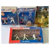 (4) Mike Piazza (2 w/ cases) Starting Lineup Baseball Figures