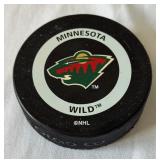 Minnesota Wild Hockey NHL Official Puck