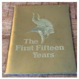 Minnesota Vikings "The First Fifteen Years" Football Yearbook