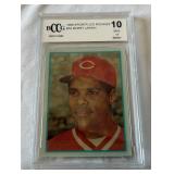 Barry Larkin RC Graded 10 Mint 1986 Sportflics #34 Rookie Baseball Card