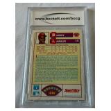 Barry Larkin RC Graded 10 Mint 1986 Sportflics #34 Rookie Baseball Card