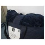 Faux fur decorative pillow set...