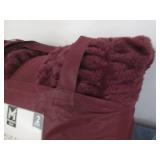 Faux fur decorative pillow set...