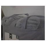 Faux fur decorative pillow set...