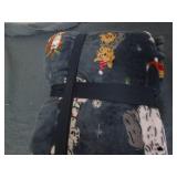 Plush lounge throw...