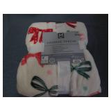 Plush lounge throw...
