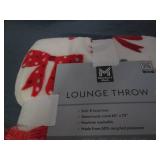 Plush lounge throw...