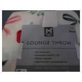 Plush lounge throw...