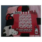 Hello Kitty plush throw...