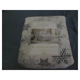 King flannel sheet set...