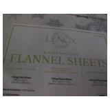 King flannel sheet set...
