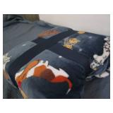 Plush lounge throw...