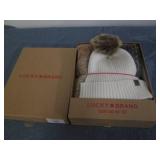 Lucky Brand scarf and hat gift set...