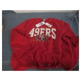 49ers L sweatshirt...