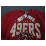49ers L sweatshirt...