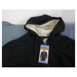 Eddie Bauer L mens lined hoodie...