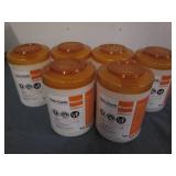 6 Pack of SaniCloth bleach wipes...