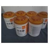 6 Pack of SaniCloth bleach wipes...