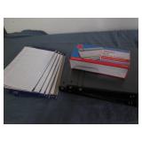 Notepads, binders and envelopes...