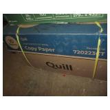 Quill legal size paper 10 reams...