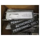 36 Authorized Personnel Only signs...