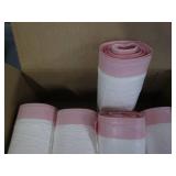 8 Rolls of 13 gallon drawstring bag...