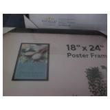 4 18 x 24" poster frames...