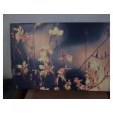 Stretched canvas art on wood frame...