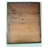 Forest Landscape with Path Leading to Water Signed Art Print in Ornate Dark Wood Frame