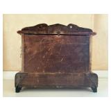 Waterbury Clock Co. Mantel Clock - Marbleized Finish, Brass Bezel