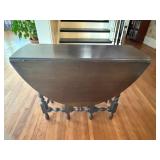 Single Drawer Drop-Leaf Gate Leg Table