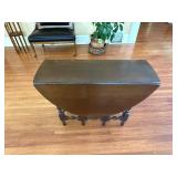 Single Drawer Drop-Leaf Gate Leg Table