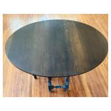 Single Drawer Drop-Leaf Gate Leg Table