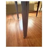 Extendable Oval Dining Table - Dark Wood Finish with Multiple Removable Leaves