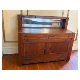 Northwestern Sideboard Buffet with Mirror - Burlington, Iowa - 54.5 in W x 22.5 in D x 33 in H