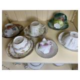 Teacups & Saucers - Assorted Floral China Tea Set