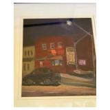 Framed Art Prints - Harbor Scene, City Street, Architecture (3 Pieces)