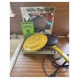 Crepe Maker Pan Set with Crepe Recipe Book, Burton Stove Top Grill