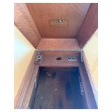 Victrola Console Cabinet With Built-In Record Storage, Curved Legs