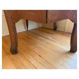 Victrola Console Cabinet With Built-In Record Storage, Curved Legs