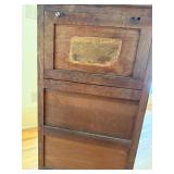 Victrola Console Cabinet With Built-In Record Storage, Curved Legs